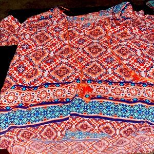 Multi colored shirt